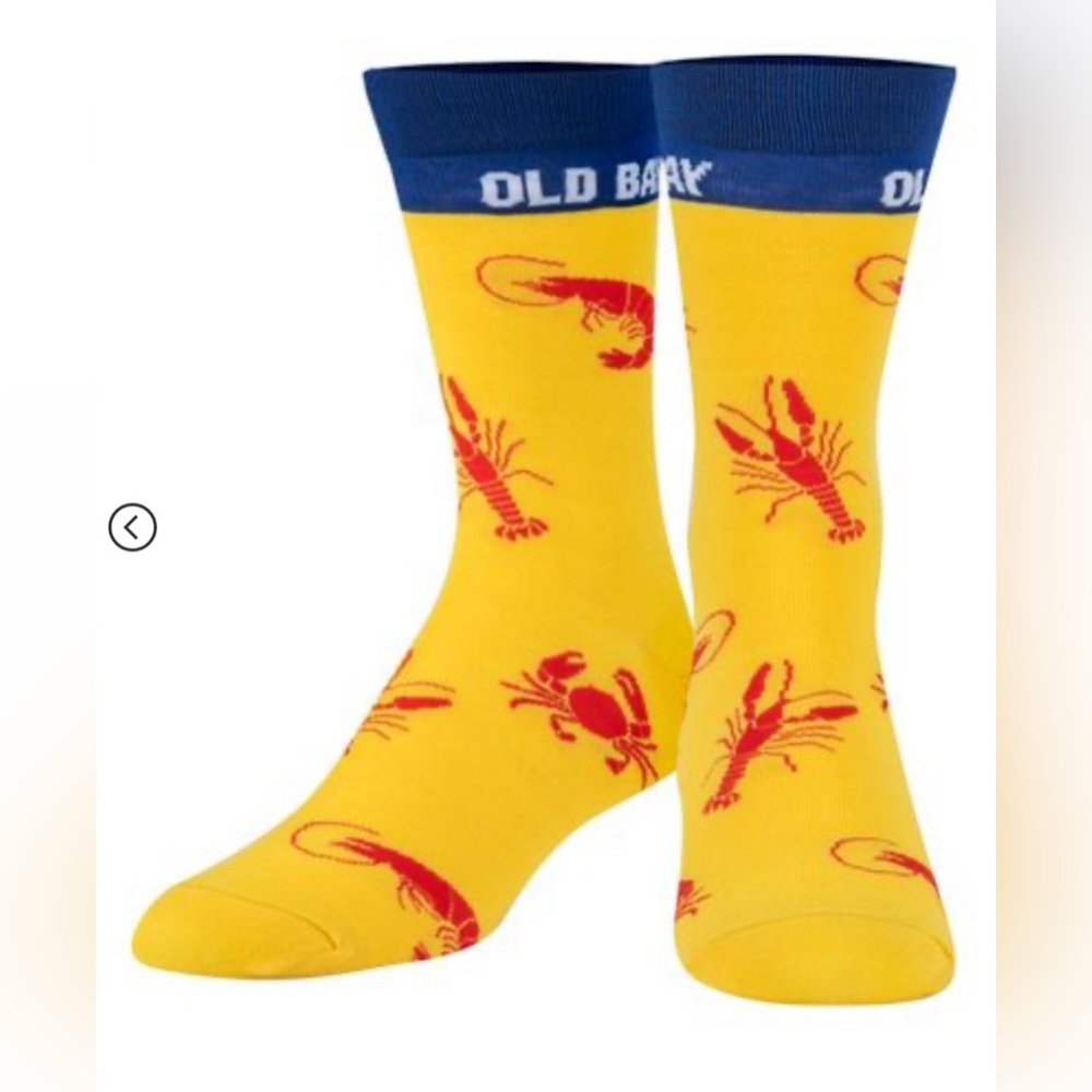 Old Bay Seasoning Men’s novelty crew socks